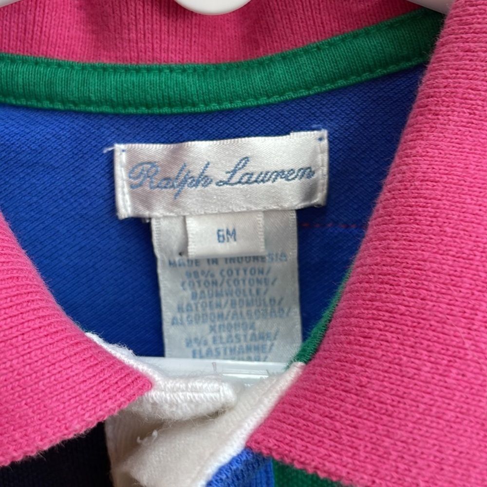 ‎RALPH LAUREN COLOR BLOCK PATCHWORK DRESS - Picture 2 of 5